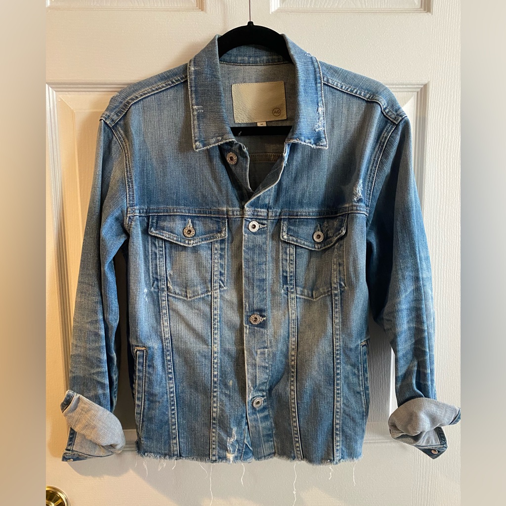Ag Jean Jacket Raw Hem